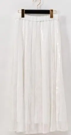 グレースコンチネンタル　レーススパンコールロングスカート