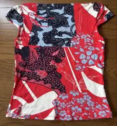【美品】Sandro サンドロ 個性的プリント トップス 赤 フレンチカジュアルのサムネイル