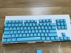 水色 ブルー キーキャップ　キートップ　自作キーボードキャップ