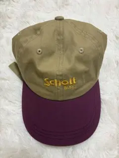 Schott N.Y.C. ベースボールキャップ バイカラー