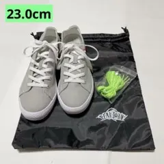 PEAK JOHN 【23.0】グレー スニーカー シンプル