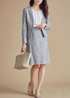 入学式・卒園式に◎ 12Twelve Agenda ツイードスーツ 2点セットM