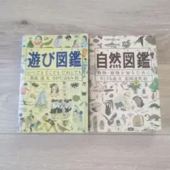 遊び図鑑と自然図鑑 2冊セット