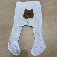 a*u様 新品未使用 babyGAP くまタイツ ブラナンベア 0-12m 水色