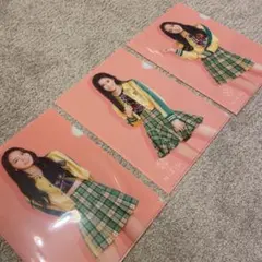 Ayaka, Rima, Rio クリアファイル 3枚セット　Niziu くじ