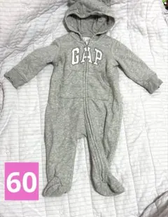 GAP ベビー カバーオール 60cm 耳付きフード