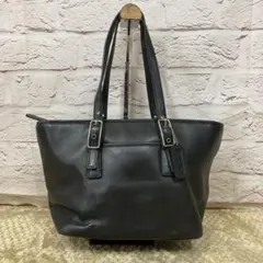 COACH A4収納 ビジネス トートバッグ レザー 7585 ブラック コーチ