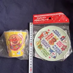 【非売品・新品】アンパンマンコップ＆メラミンプレートセット アサヒ飲料のサムネイル