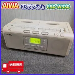 AIWA CDラジカセ CSD-W330 動作品 アイワ ダブルカセットのサムネイル