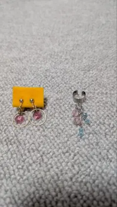 イヤリング、イヤーカフ ハンドメイド