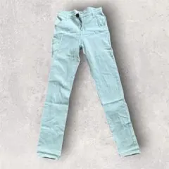 ライトブルー スキニーパンツ