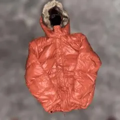 old uniqlo オレンジ　ファーダウン