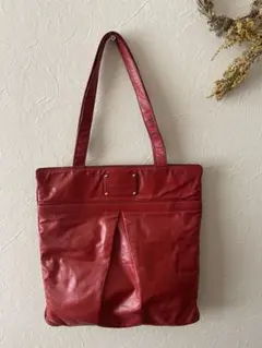 MARC JACOBS レザー トートバッグ レッド