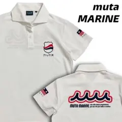 muta marine ムータゴルフ　ゴルフウェア　ルートロゴ ポロシャツのサムネイル