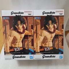 Grandista PORTGAS D. エースフィギュア 2体