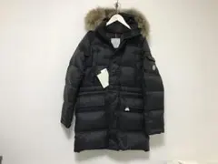 新品未使用本物モンクレールMONCLERロングダウンコートミリタリーメンズ1黒