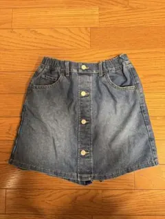 ユニクロ　デニムスカート　パンツ　140cm