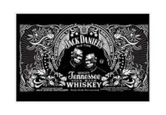 T116　タペストリー　ジャクダニエルポスター　フラッグ ガレージ装飾 バナー