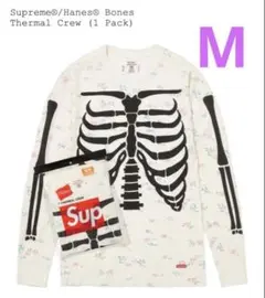 Supreme Hanes スケルトン柄 ワッフル長袖Tシャツ XL 花柄 - メルカリ