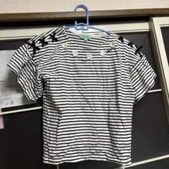 Lindsay ストライプ柄 Tシャツ Lサイズ