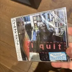 新品未開封　HAIM【I quit】 国内盤CD & ステッカー