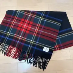 ikka ラムズウール タータンチェックストール