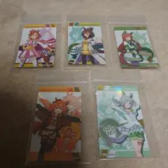 ウマ娘　シールステッカー５枚セット　テイエムオペラオー他