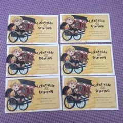 アニメキャラクター 6枚セット