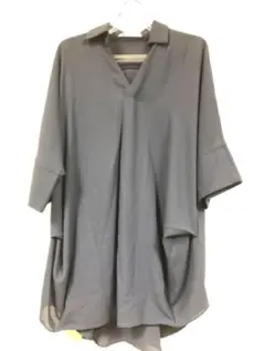 BouJeloud ブジュルード　ネイビー　シフォンシャツのサムネイル