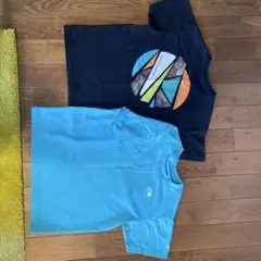 【THE NORTH FACE】色違い2枚青 ロゴ Tシャツ◯超美品◯
