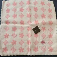 CELINE 花柄タオルハンカチ
