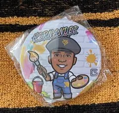 読売ジャイアンツ　ヘルナンデス　缶バッジ