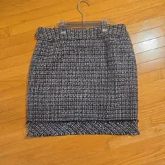 COMME CA MODELS タイトスカート L ブラック系