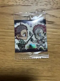 鬼滅の刃デフォルメシールウエハース シークレット　 猗窩座　炭治郎　 14-34