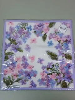 【おまとめOK コレクション✨】FEILER 花柄 タオルハンカチ 紫系