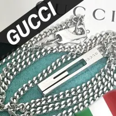 美品 GUCCI 2.2ミリ クロームチェーンネックレス シルバー925 - メルカリ