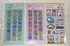 【正規品】マイメロ ハンギョドン おはじきふうシール&キティ切手スタイルシール