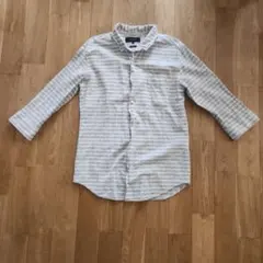 SHIPS JET BLUE 七分袖シャツ Lサイズ