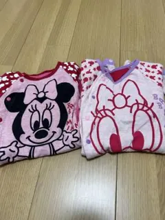 ディズニー　ベビーロンパース2点セット