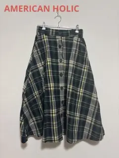 AMERICAN HOLIC グリーン系スカート