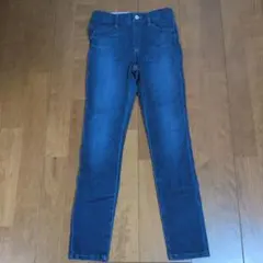 UNIQLO ウルトラストレッチデニムレギンスパンツ 140cm ブルー