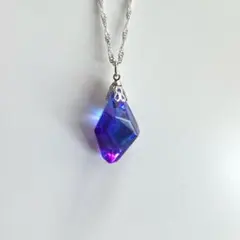 1点作品⭐︎ ストライプグレーオパール 14kgfネックレストップ 1点作品☆ 変形パープル×グレーオパール14kgfネックレストップ - メルカリ
