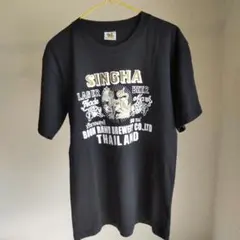 SINGHA ビール Tシャツ 黒