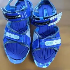 SUPERSTAR 21cm サンダル ブルー キッズのサムネイル