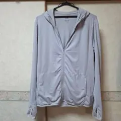 UNIQLO フルジップパーカー XL ライトグレー