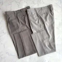 リーガル　青山　スラックス　2本セット　メンズ　【XL】　グレー系　ビジネスのサムネイル