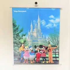 東京ディズニーランド タペストリー 壁掛け 昭和 レトロ 実写　当時のサムネイル