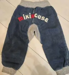 ミキハウス ロゴデニムパンツ 90　MIKI HOUSE