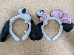 スヌーピー 耳付きカチューシャセット
