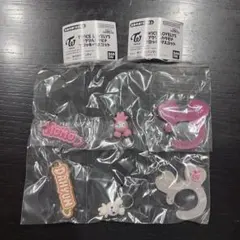 TWICE LOVELYS アクリルカラビナフロッキーマスコット モモ＆ダヒョン